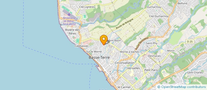 localisation de l'entreprise MONSIEUR DANIEL MARIETTE à BASSE-TERRE