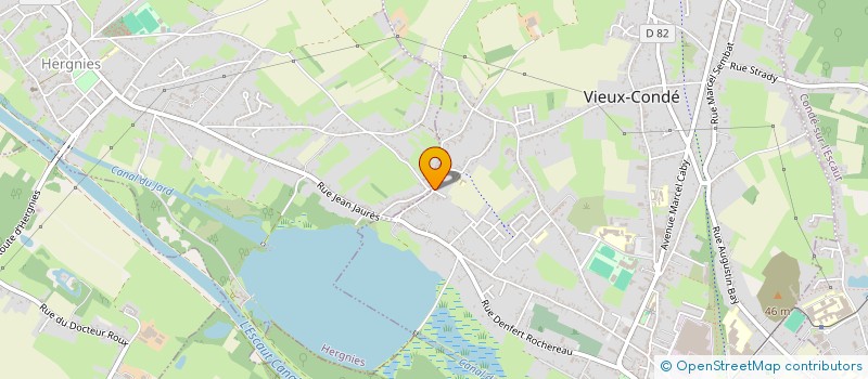 localisation de l'entreprise MONSIEUR DANIEL MARIO LECCI  HERGNIES