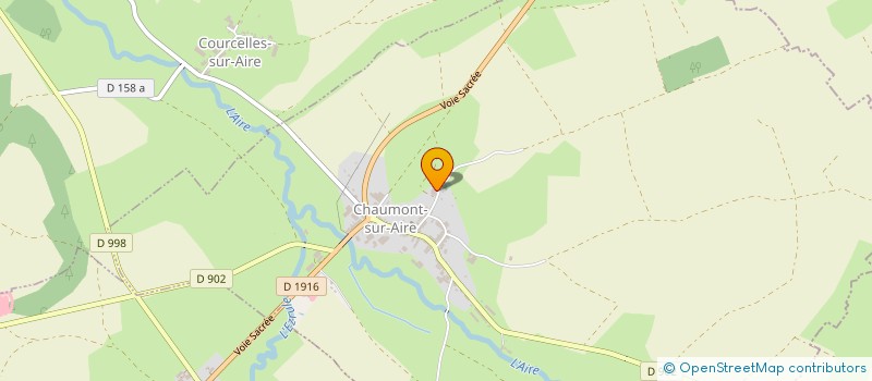 localisation de l'entreprise MONSIEUR DANIEL MARION à CHAUMONT-SUR-AIRE