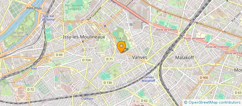 localisation de l'entreprise MONSIEUR DANIEL MARQUES  VANVES