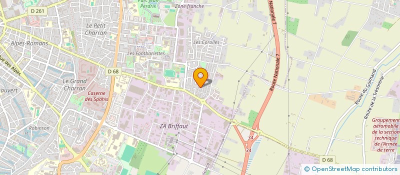 localisation de l'entreprise MONSIEUR DANIEL MARQUES  VALENCE