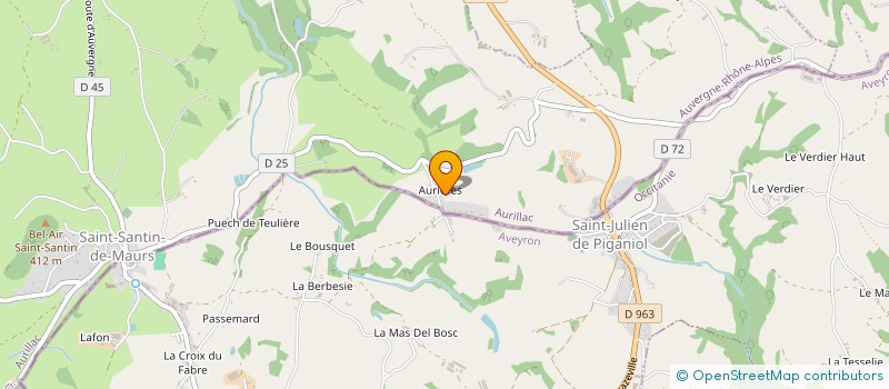 localisation de l'entreprise MONSIEUR DANIEL MARRE à SAINT-SANTIN-DE-MAURS