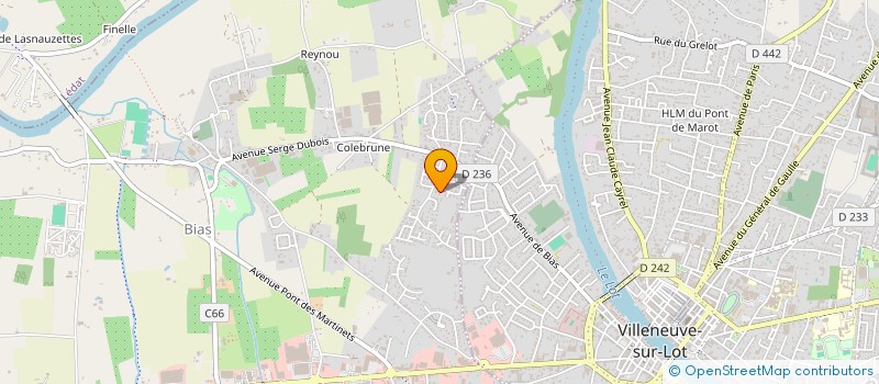 localisation de l'entreprise MONSIEUR DANIEL MARROT  BIAS