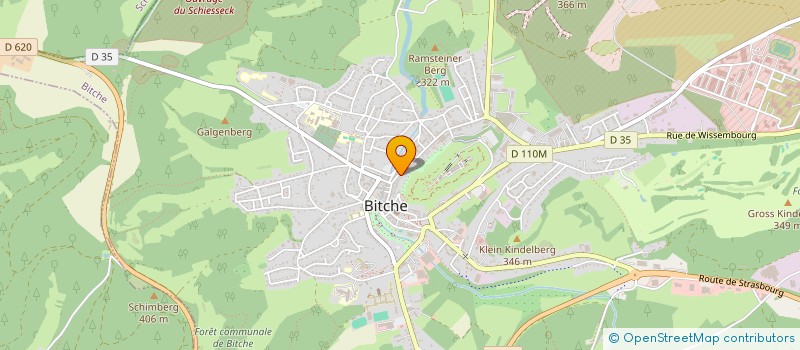 localisation de l'entreprise MONSIEUR DANIEL MARTIN  BITCHE