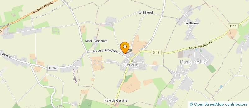 localisation de l'entreprise MONSIEUR DANIEL MARTIN à GERVILLE