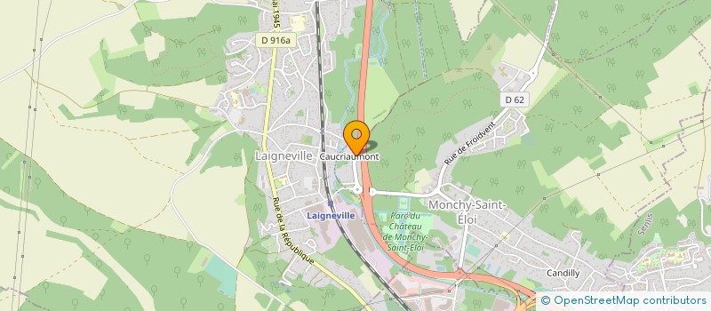 localisation de l'entreprise MONSIEUR DANIEL MARTIN  MONCHY-SAINT-ELOI