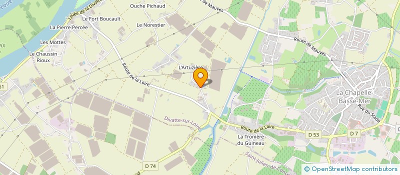 localisation de l'entreprise MONSIEUR DANIEL MARTIN  DIVATTE-SUR-LOIRE