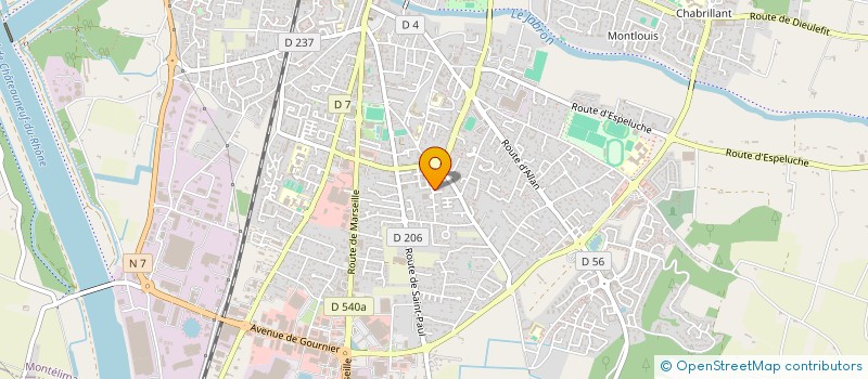 localisation de l'entreprise MONSIEUR DANIEL MARTIN à MONTELIMAR