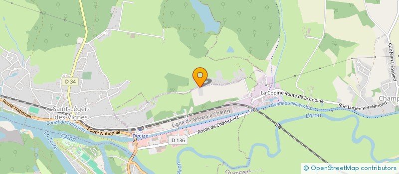 localisation de l'entreprise MONSIEUR DANIEL MARTIN  SAINT-LEGER-DES-VIGNES