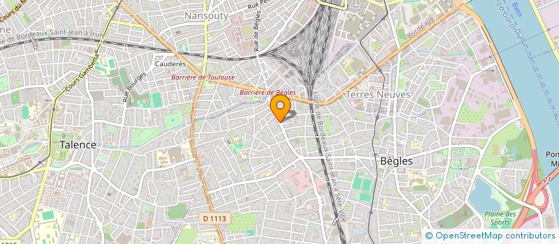 localisation de l'entreprise MONSIEUR DANIEL MARTIN à BEGLES