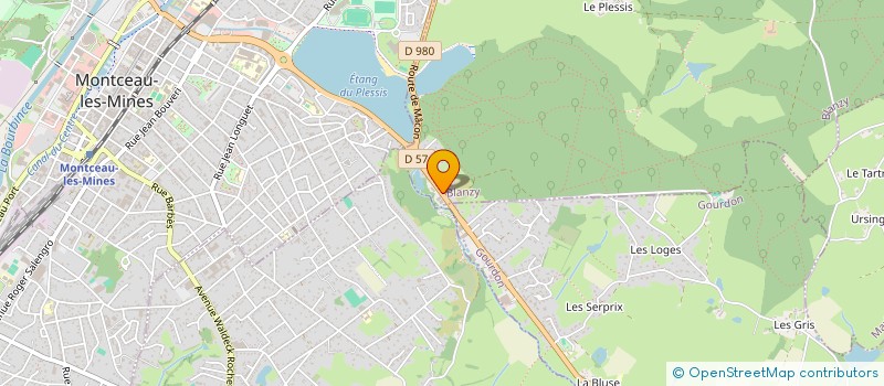 localisation de l'entreprise MONSIEUR DANIEL MARTIN  BLANZY