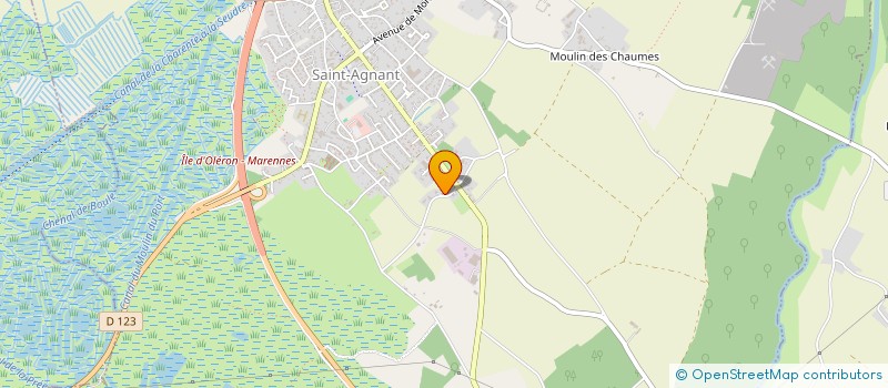 localisation de l'entreprise MONSIEUR DANIEL MARTIN  SAINT-AGNANT