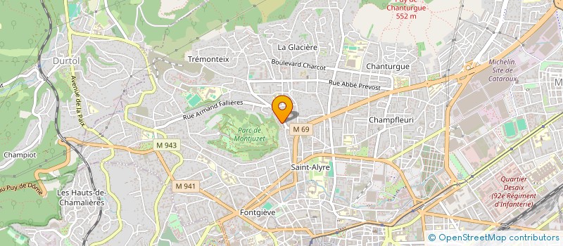 localisation de l'entreprise MONSIEUR DANIEL MARTIN-PREVEL  CLERMONT-FERRAND