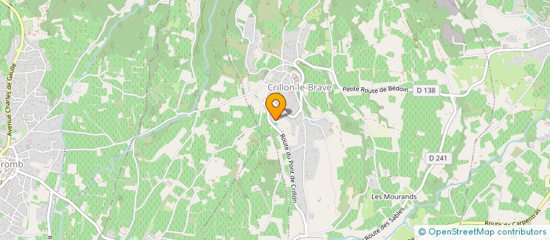 localisation de l'entreprise MONSIEUR DANIEL MARTINA  BEDOIN