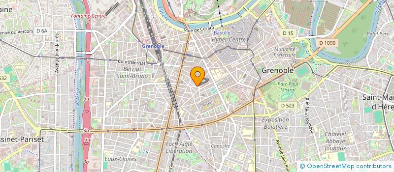 localisation de l'entreprise MONSIEUR DANIEL MARTINETTO  GRENOBLE
