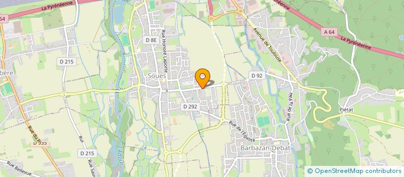 localisation de l'entreprise MONSIEUR DANIEL MARTINEZ  SOUES