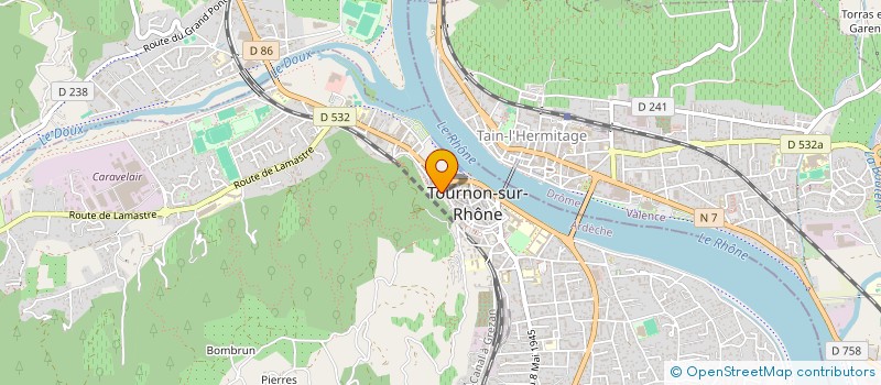 localisation de l'entreprise MONSIEUR DANIEL MARTINEZ à TOURNON-SUR-RHONE