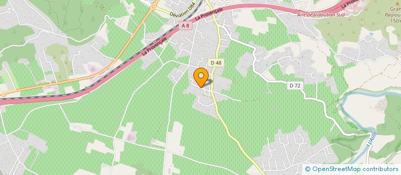localisation de l'entreprise MONSIEUR DANIEL MARTINEZ à VIDAUBAN