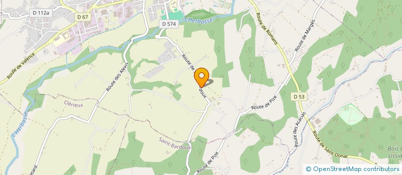 localisation de l'entreprise MONSIEUR DANIEL MARTINS  SAINT-DONAT-SUR-L'HERBASSE