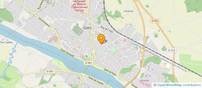 localisation de l'entreprise MONSIEUR DANIEL MARTINS à GIEN