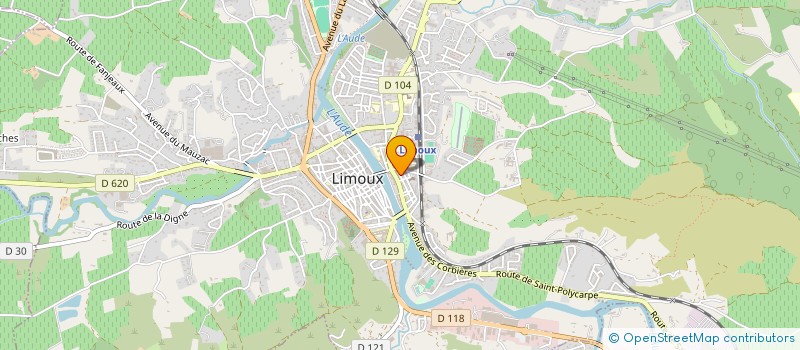 localisation de l'entreprise MONSIEUR DANIEL MARTINS  LIMOUX