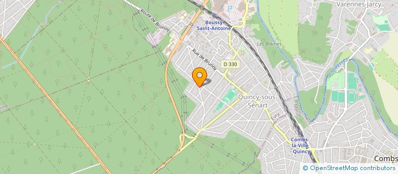 localisation de l'entreprise MONSIEUR DANIEL MARTINS  QUINCY-SOUS-SENART