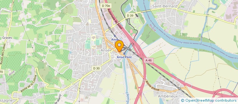 localisation de l'entreprise MONSIEUR DANIEL MARTINS DOS SANTOS  TREVOUX