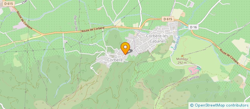 localisation de l'entreprise MONSIEUR DANIEL MARTY  CORBERE