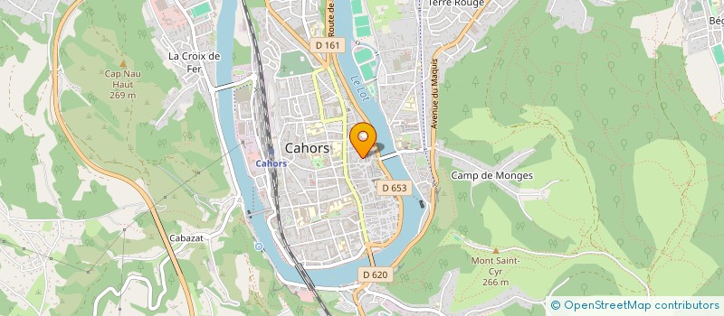 localisation de l'entreprise MONSIEUR DANIEL MARTY  CAHORS