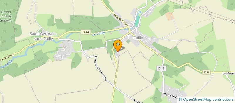 localisation de l'entreprise MONSIEUR DANIEL MASSE  CAILLY