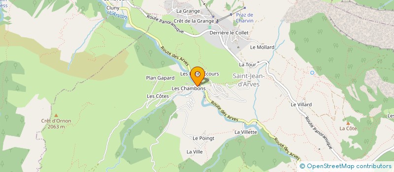 localisation de l'entreprise MONSIEUR DANIEL MASSON  SAINT SORLIN D'ARVES