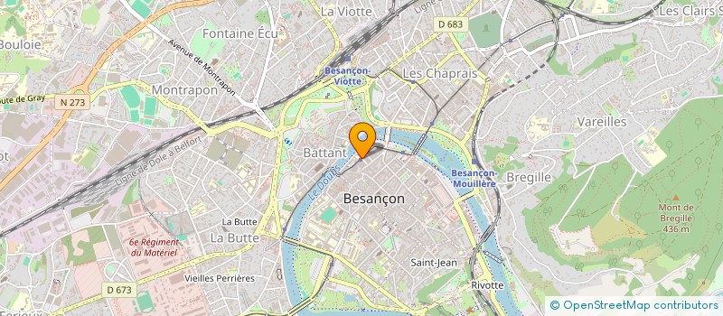 localisation de l'entreprise MONSIEUR DANIEL MATHOUCHAN à BESANCON