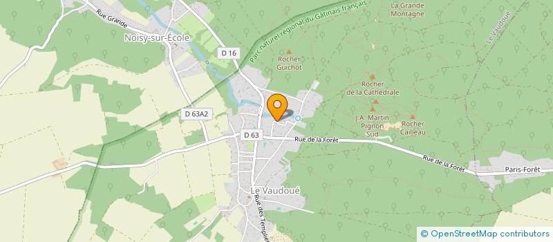 localisation de l'entreprise MONSIEUR DANIEL MAUPIED  LE VAUDOUE