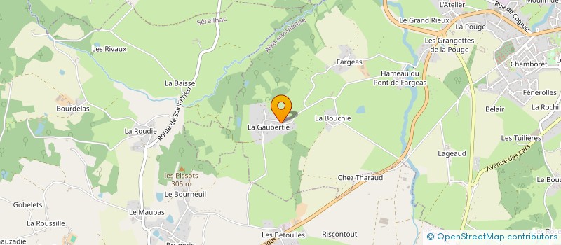 localisation de l'entreprise MONSIEUR DANIEL MAURIAT à SAINT-YRIEIX-SOUS-AIXE