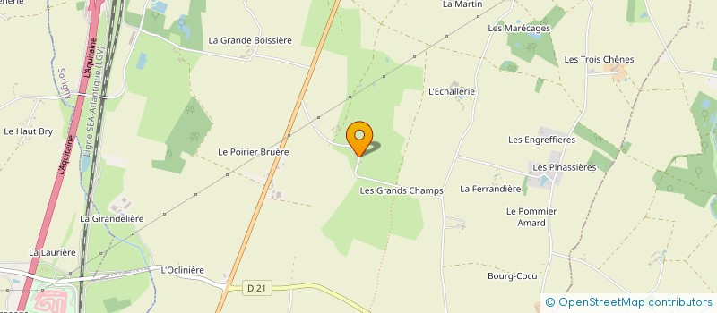 localisation de l'entreprise MONSIEUR DANIEL MAURICE  SORIGNY