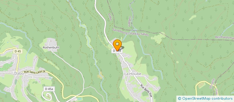 localisation de l'entreprise MONSIEUR DANIEL MAURIN  SAINT-DIE-DES-VOSGES