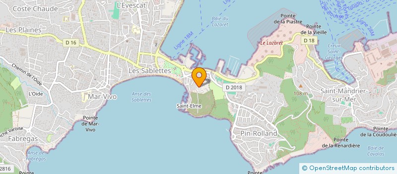 localisation de l'entreprise MONSIEUR DANIEL MAURO  LA SEYNE SUR MER