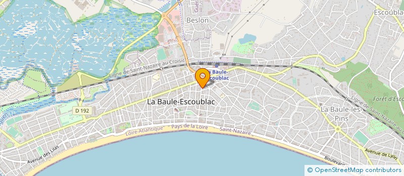 localisation de l'entreprise MONSIEUR DANIEL MAUROY-LAGESSE  LA BAULE-ESCOUBLAC