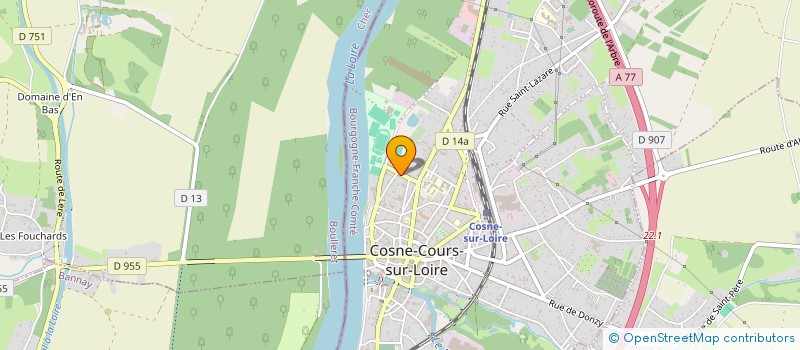localisation de l'entreprise MONSIEUR DANIEL MAYER à COSNE-COURS-SUR-LOIRE