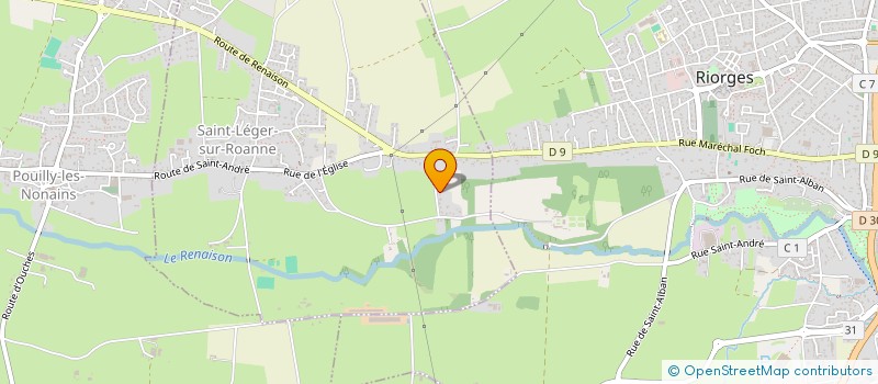 localisation de l'entreprise MONSIEUR DANIEL MAYERE  LENTIGNY