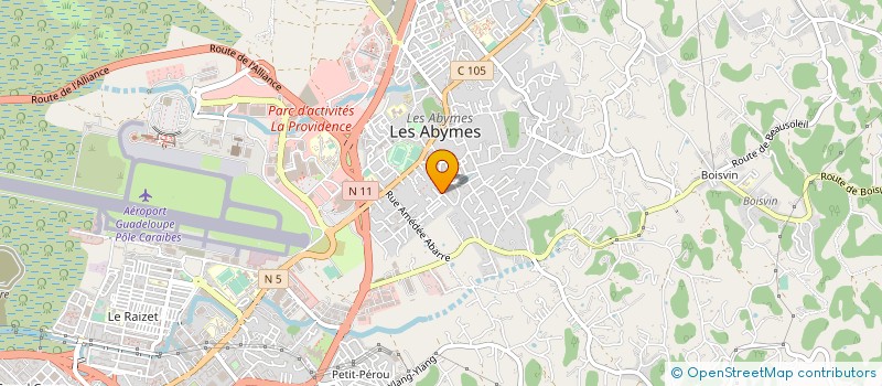 localisation de l'entreprise MONSIEUR DANIEL MAYOUTE à LES ABYMES