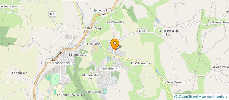 localisation de l'entreprise MONSIEUR DANIEL MAZIN à TREDANIEL