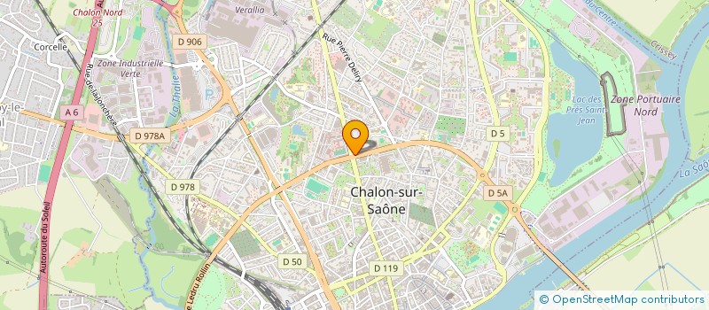 localisation de l'entreprise MONSIEUR DANIEL MAZOYER à CHALON-SUR-SAONE