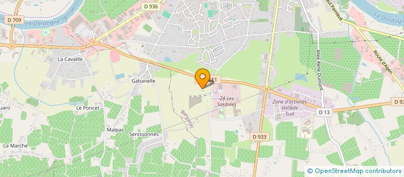 localisation de l'entreprise MONSIEUR DANIEL MAZZOCCO à BERGERAC