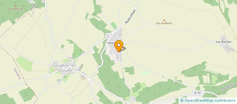 localisation de l'entreprise MONSIEUR DANIEL MECHE  SOUGERES EN PUISAYE