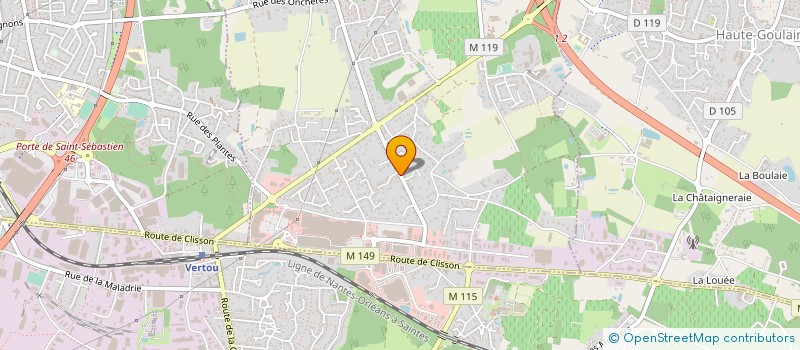 localisation de l'entreprise MONSIEUR DANIEL MEGE à BASSE-GOULAINE