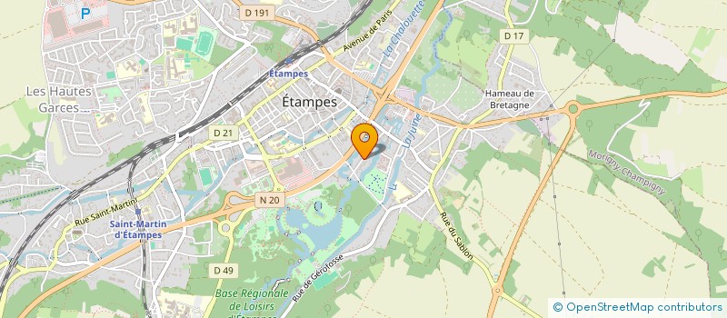 localisation de l'entreprise MONSIEUR DANIEL MEIRELES à ETAMPES