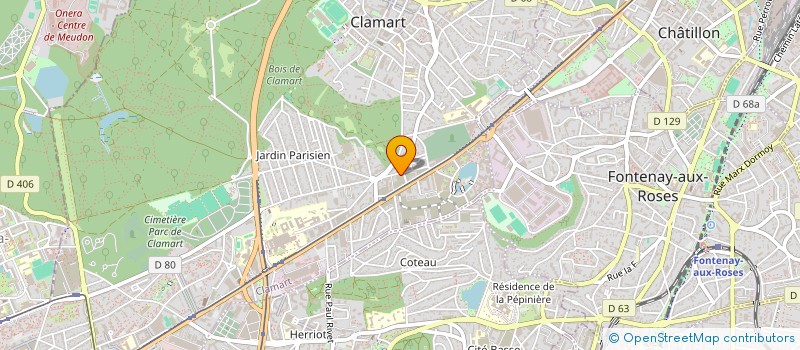 localisation de l'entreprise MONSIEUR DANIEL MELANE à CLAMART