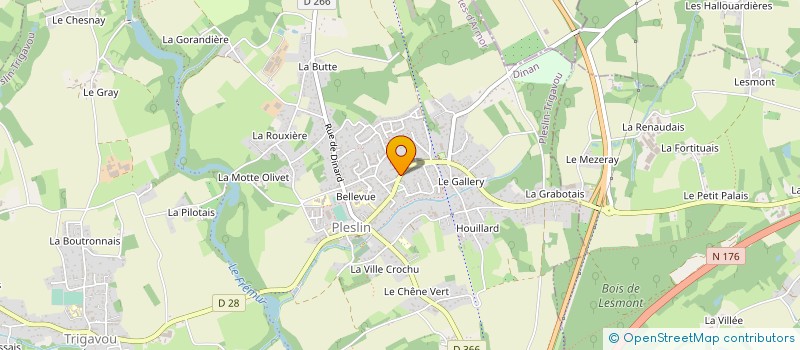 localisation de l'entreprise MONSIEUR DANIEL MELEC à PLESLIN-TRIGAVOU