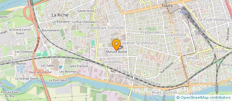 localisation de l'entreprise MONSIEUR DANIEL MELEY  TOURS